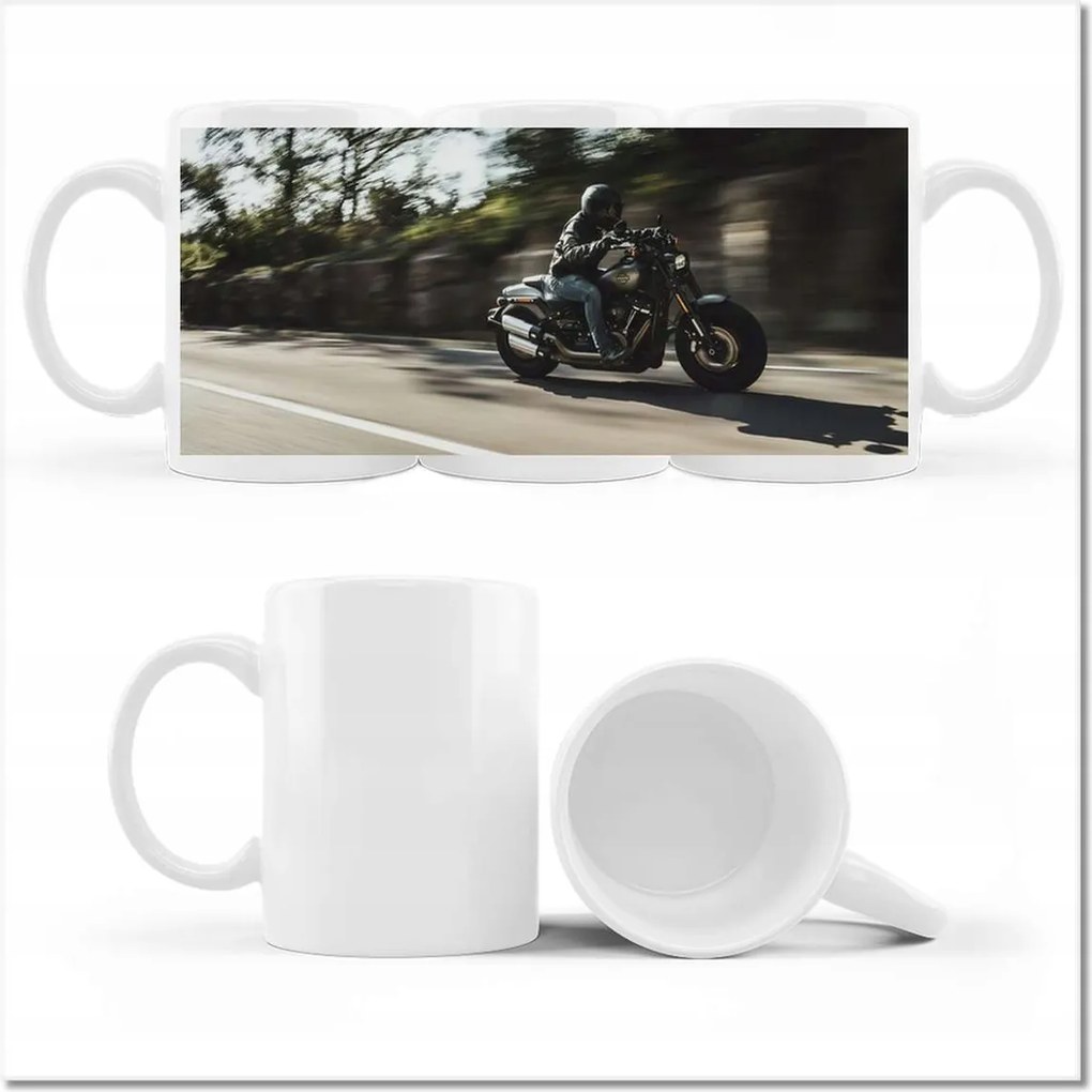 Harley Davidson fényképes bögre Motorkerékpár