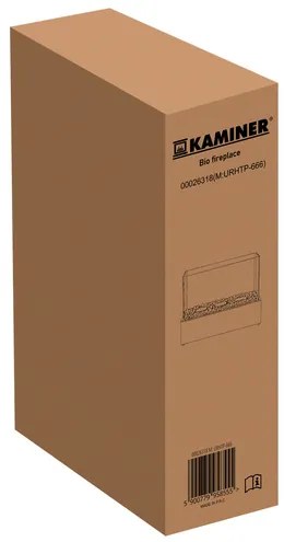 Füstmentes, szabadon álló biokandalló házba és teraszra - KAMINER 00026318