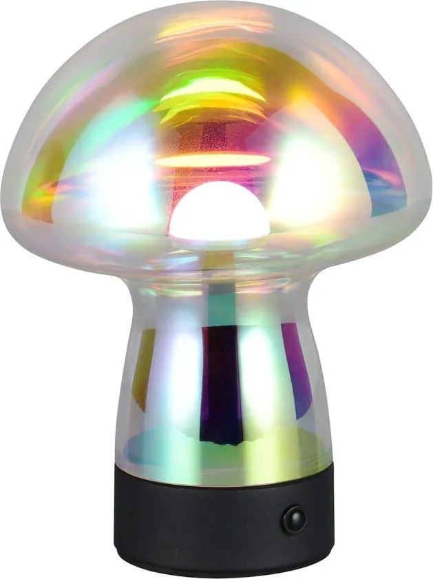 LED asztali lámpa üveg búrával (magasság 18 cm) Dooley – Reality