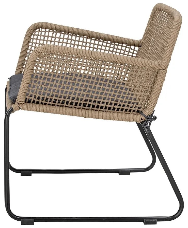Szürke-bézs kerti fotel Mundo – Bloomingville