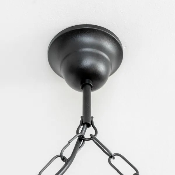 Brilagi - Csillár láncon RUSTIC 4xE14/40W/230V bükkfa/dió