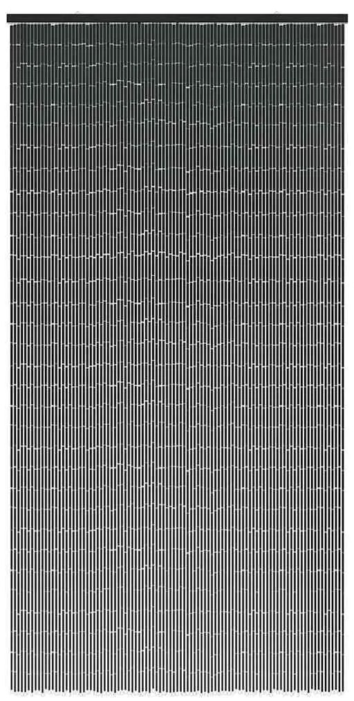 rovaros ajtófüggöny Sötétszürke 100x220 cm bambusz