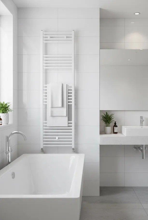 Viva Platinum Therm törölközőszárító radiátor - EGYENES - fehér - 500 x 1800 mm