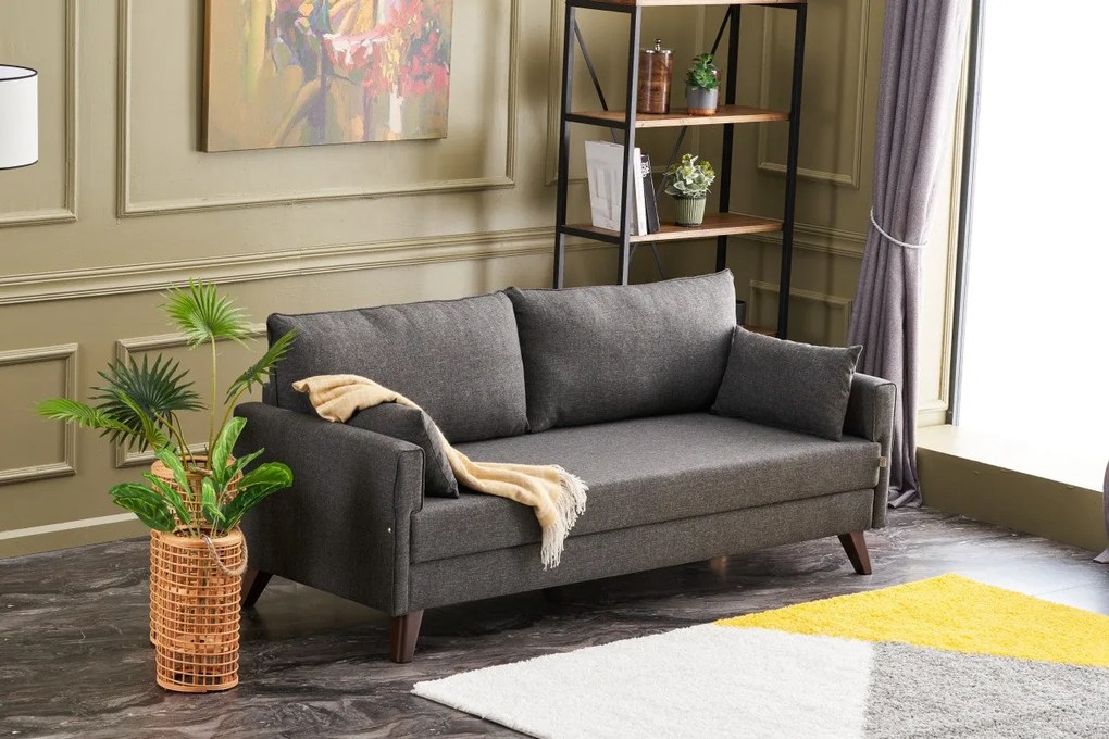 3 személyes kanapéágy Bella Sofa - Antracit