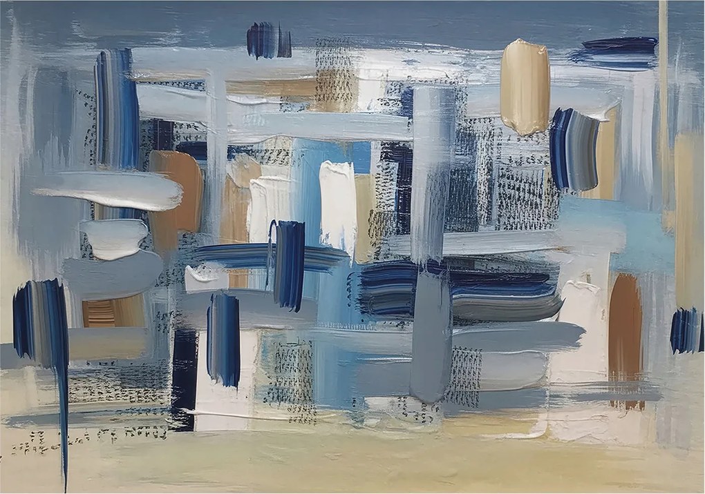 Fotótapéta Flizelina Dekoratív irodai ecsetek absztrakt 312x219 ragasztó