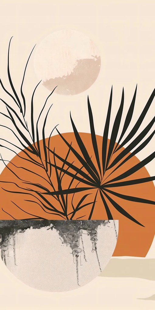 Poszter 50x100cm Pálmafás Nyugat