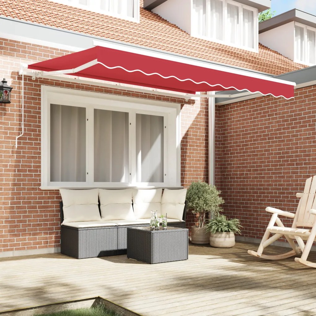 Napellenző csere anyag 300 x 250 cm-es keretre, piros