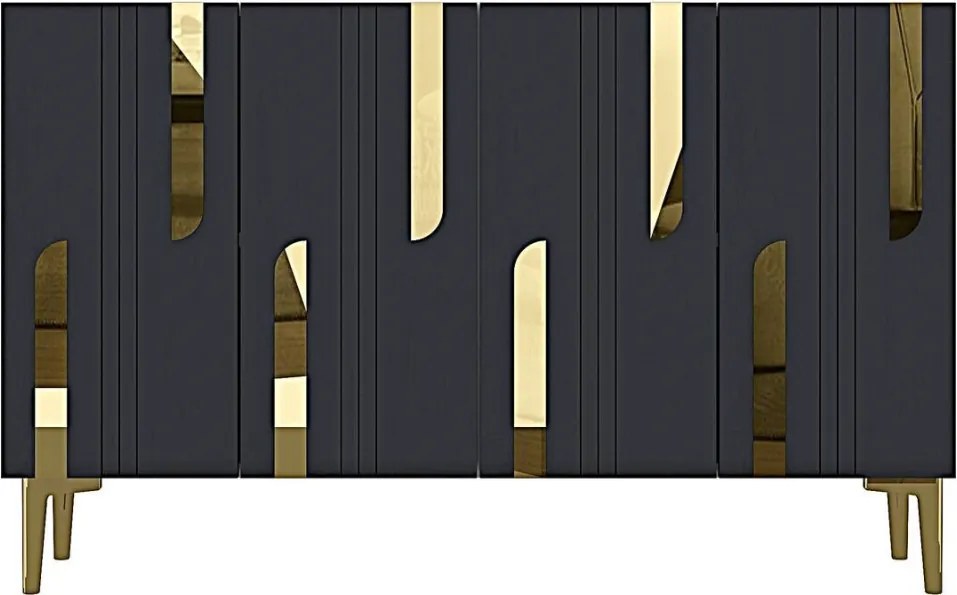 Nota 120 - Anthracite, Gold