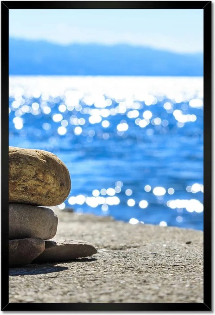 Poszterek keretben 40x60 Feng Shui kövek
