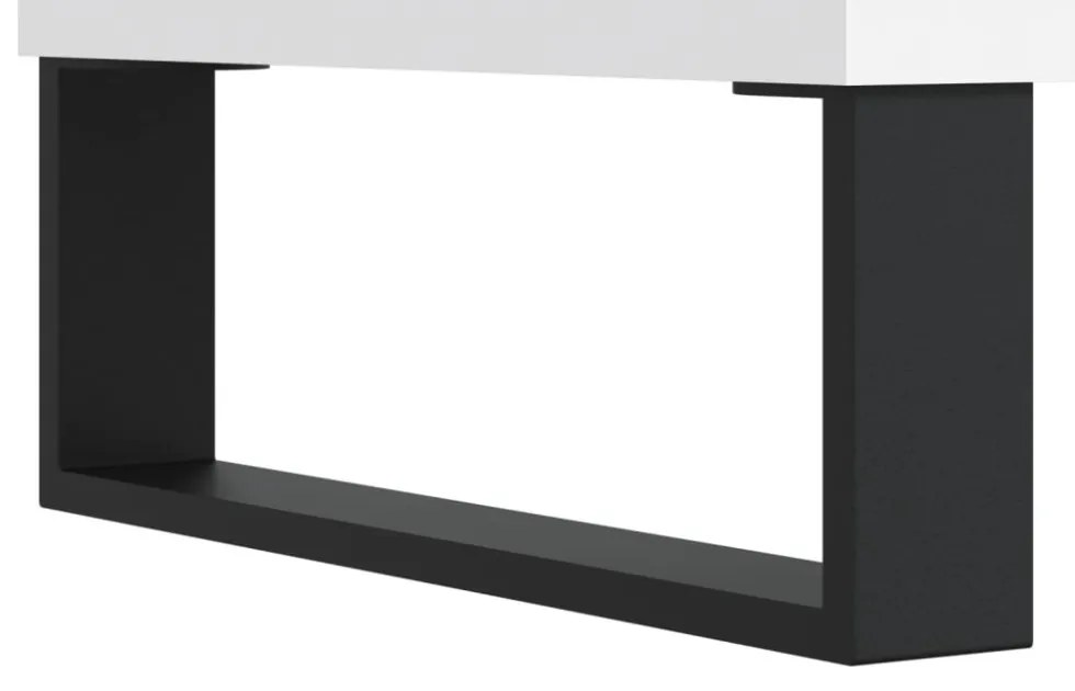 fehér szerelt fa TV-szekrény 69,5x30x50 cm