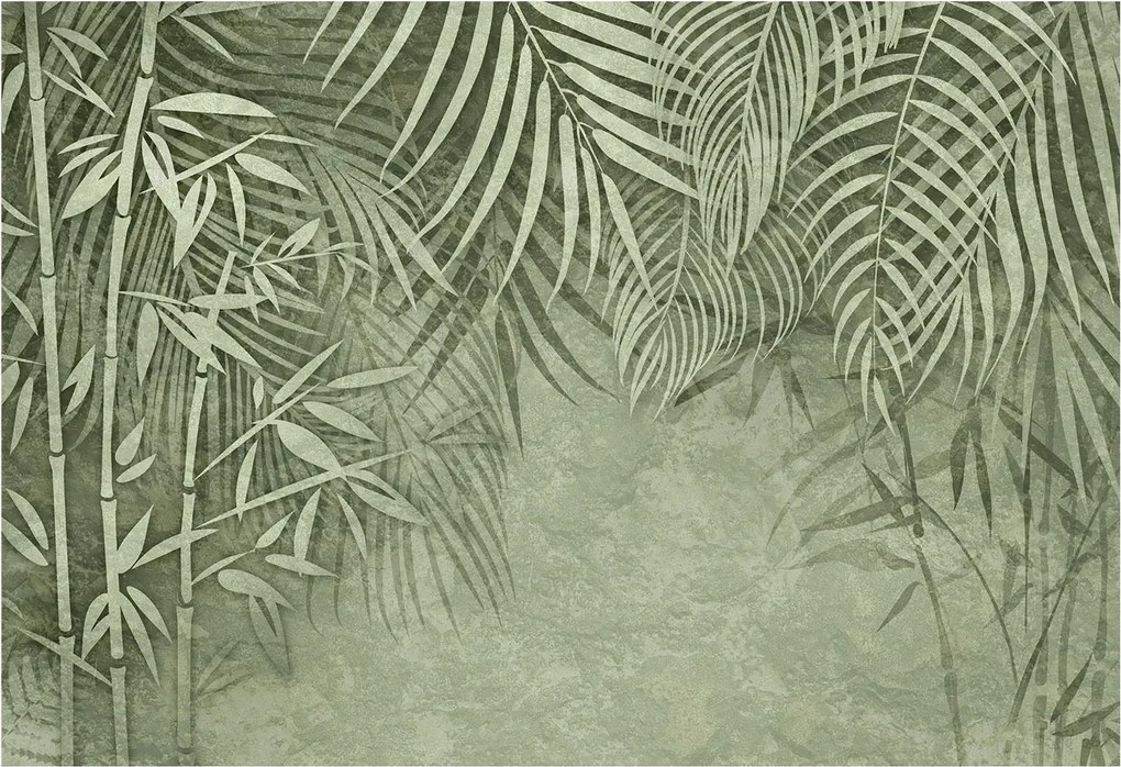 Fotótapéta Flizelin Dekoratív az irodába Bambusz paradicsom 152x104 Ragasztó