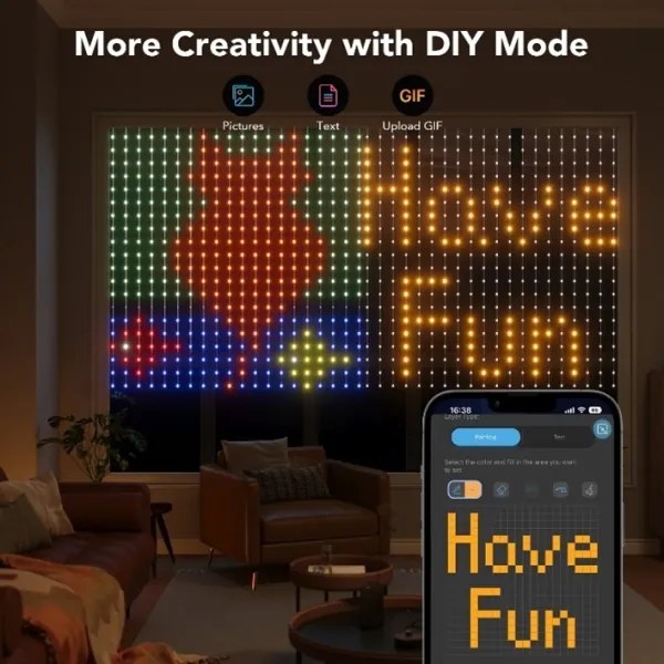 Govee - LED RGB Dimmelhető dekoratív lánc LED/15W/230V IP65 Wi-Fi