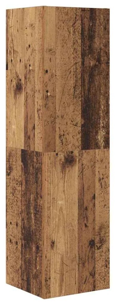 TV szekrény garnitúra 4 pcs Régi fa 30.5 x 30 x 110 cm Faanyag