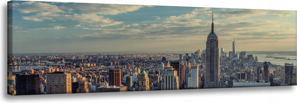 Vászonkép Építészet naplemente Manhattan Usa Államok 150X50 cm