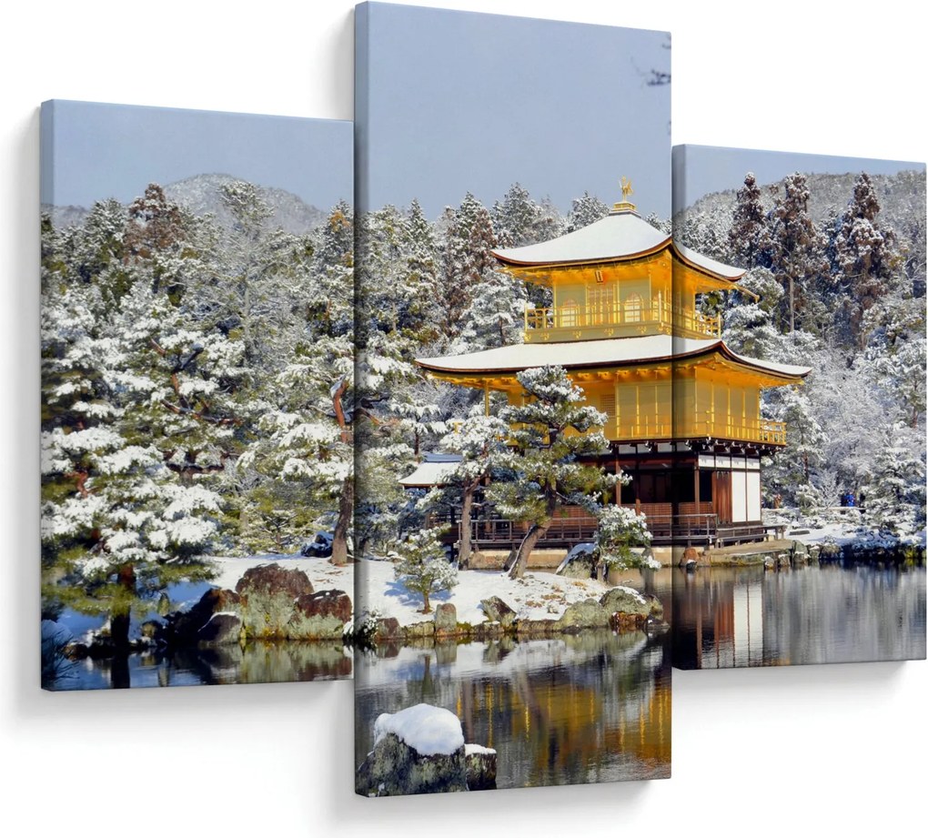 Kép - Kinkakuji, Japán (90x60 cm)
