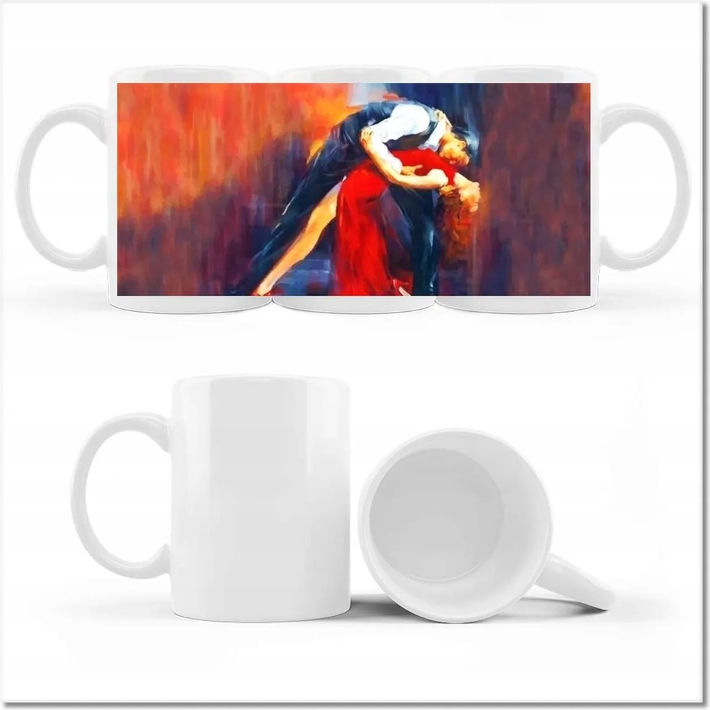 Tango Nuevo fényképes bögre Tánc pár