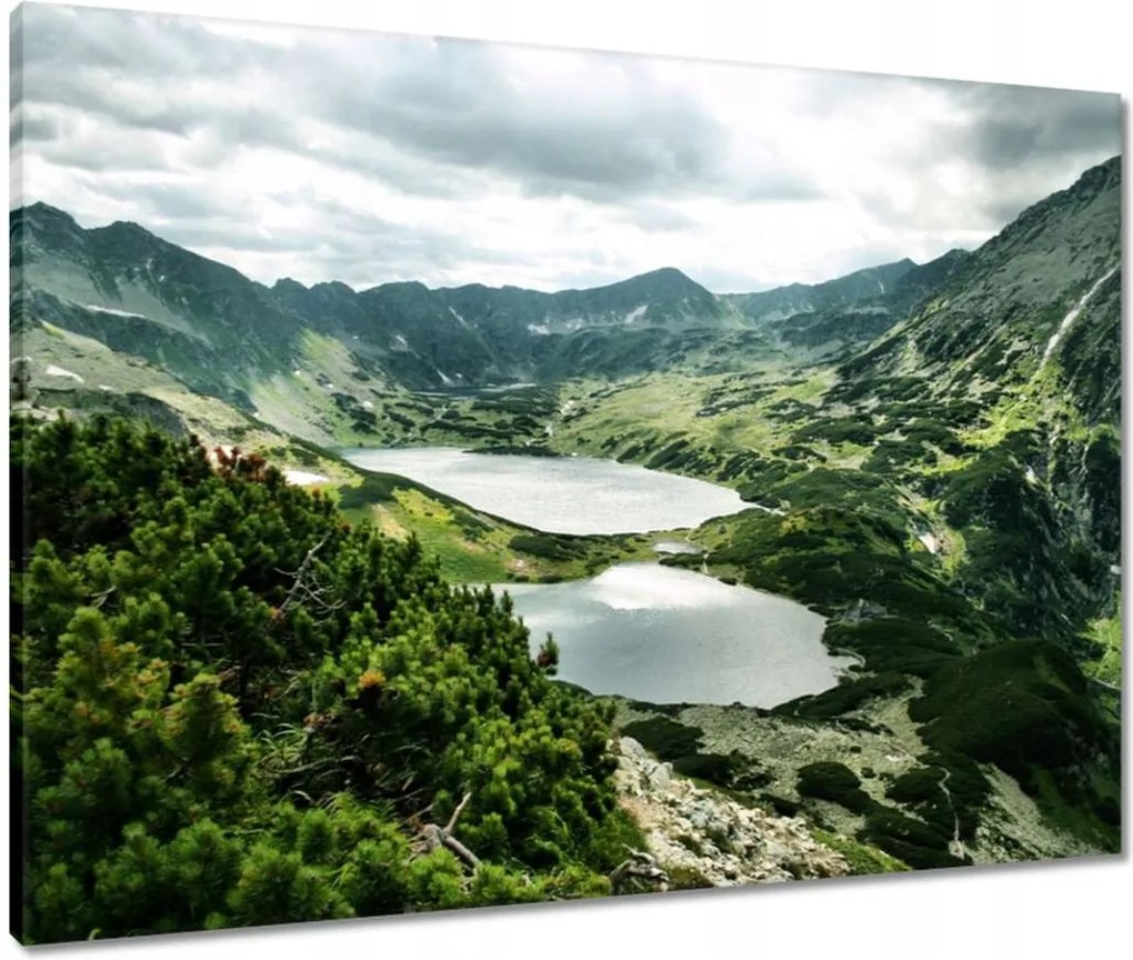 Vászonkép 80x60 Az öt tó völgye