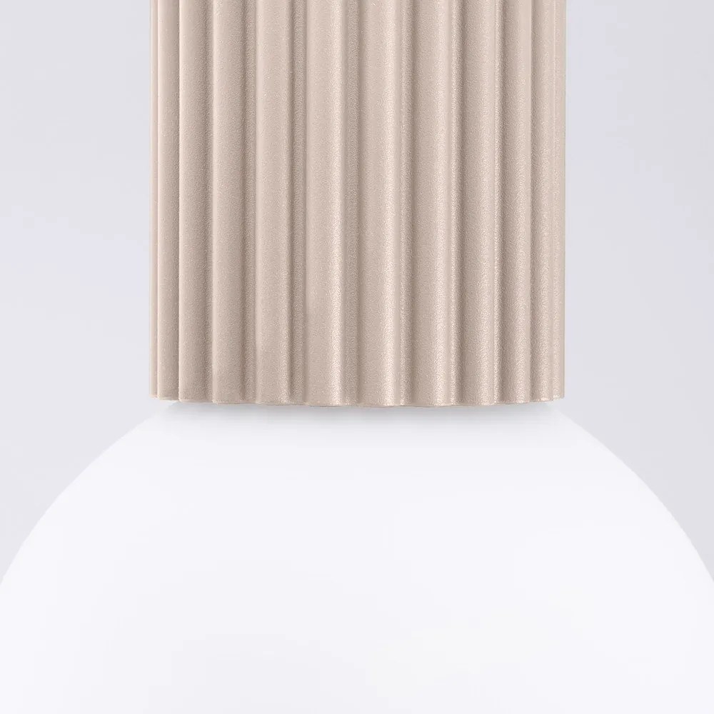 Kék mennyezeti lámpa üveg búrával ø 12 cm Orbital – Sollux