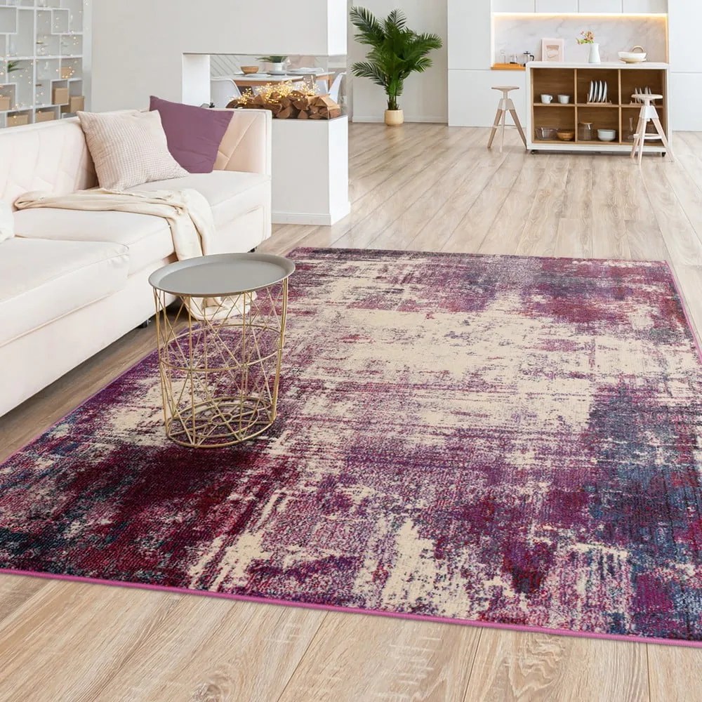 Lila szőnyeg 160x230 cm Colores cloud – Asiatic Carpets