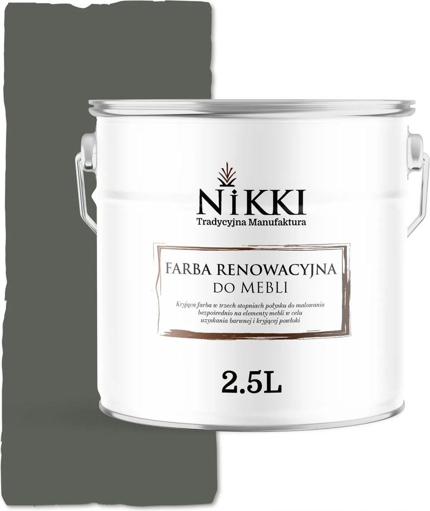 Konyhabútor Festék Szekrényfront Szürke Zöld RAL7009 Félmatt 2,5L