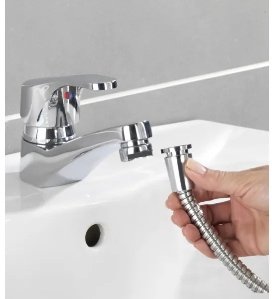 WENKO 22866100 - Zuhany UNIVERSAL 170x6,5 cm fényes króm/ezüst/szürke