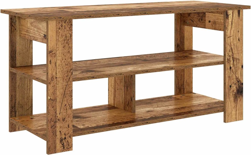 vidaXL TV állvány Öreg fa 100 x 40 x 50 cm