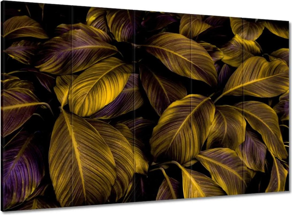 Vászonkép 100x70 Gyönyörű mézszínű levelek