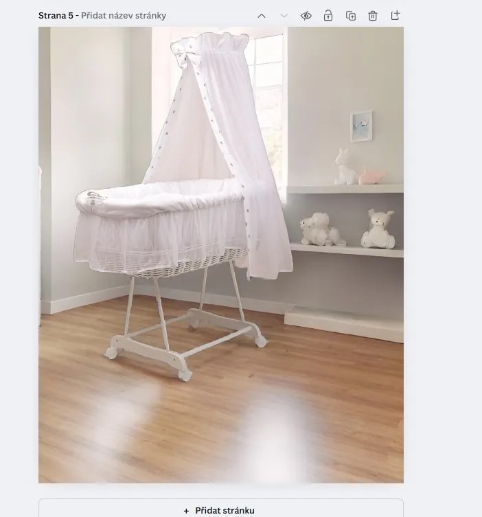 Mózes kosara fehér csillagok