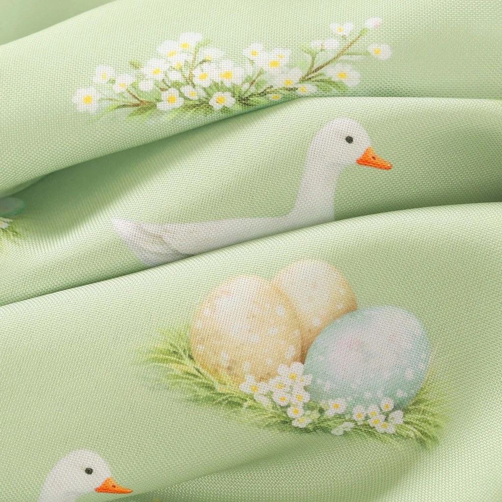 Goldea húsvéti díszpárnahuzat - libák és húsvéti tojások 40 x 40 cm