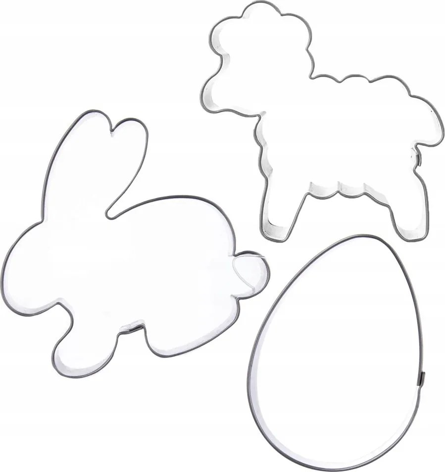 Karácsonyi Húsvéti keksz lyukasztó formák