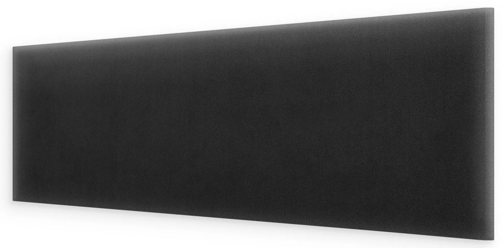 Bársony kárpitozott panel - Téglalap - 90x30cm Szín: Fekete