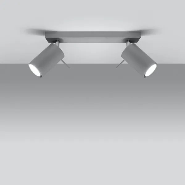 Sollux SL.0450 - Mennyezeti spotlámpa RING 2xGU10/10W/230V