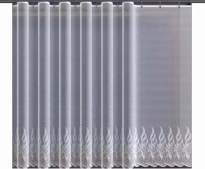 Mg Függöny jacquard fehér 648/231 290x170 kész, K szalaggal