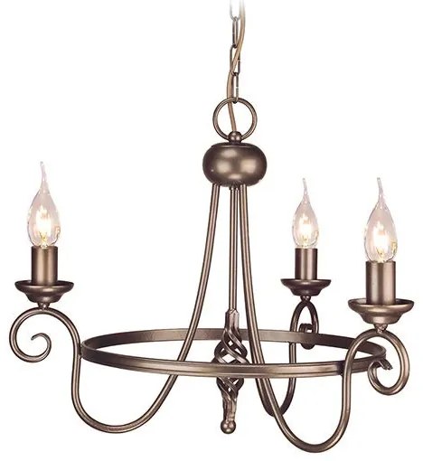 Elstead Lighting HARLECH HR3A-BRONZE Csillár 3x60W/E14