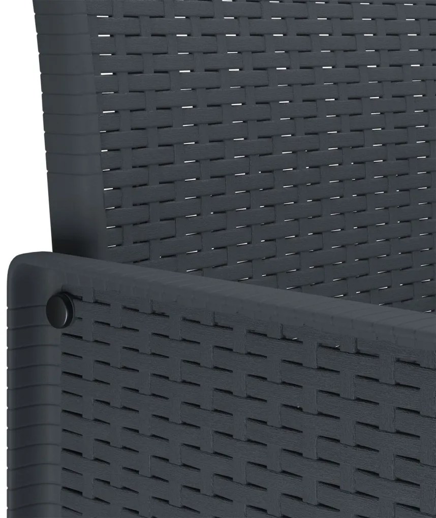 13 db-os Kert Étkező Szett párnák fehér polirattan, Kert Asztal Fehér 200x100x73 cm polirattan, Kert Asztal Fehér 150x100x73 cm polirattan, Kert Székek párnákkal 4 db fehér polirattan