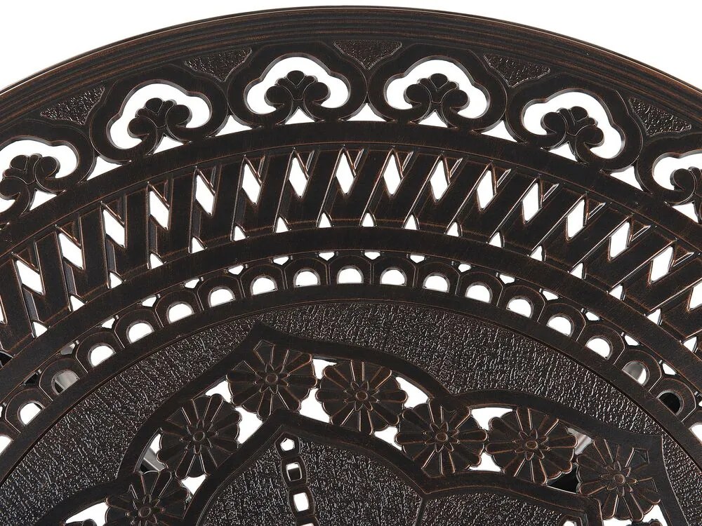 Kerti asztal 102 cm SALIO (MDF) (barna) (4 személy számára). 1018808
