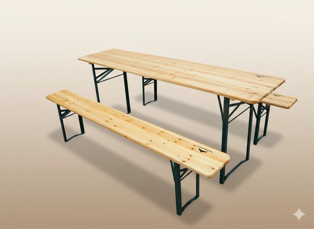 Fa sörpad garnitúra – 180 cm, 50cm
