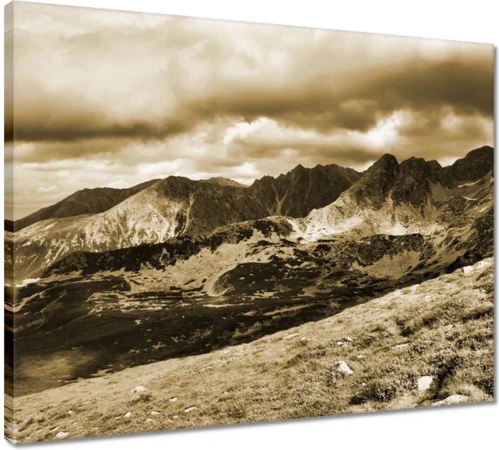 Vászonkép 50x40 Tátra Lengyel hegyek Kilátás