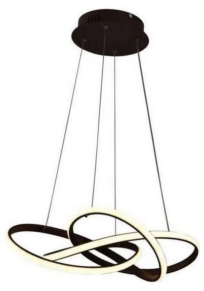 LED állítható fényerőjű függeszték LED/65W/230V 3000-6500K barna + DO