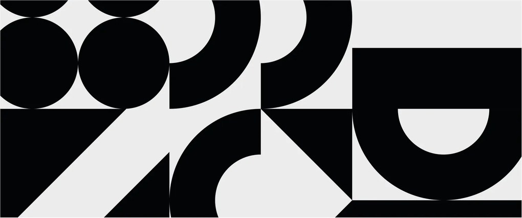Kép - Geometriai absztrakció N⁰2 (120x50 cm)