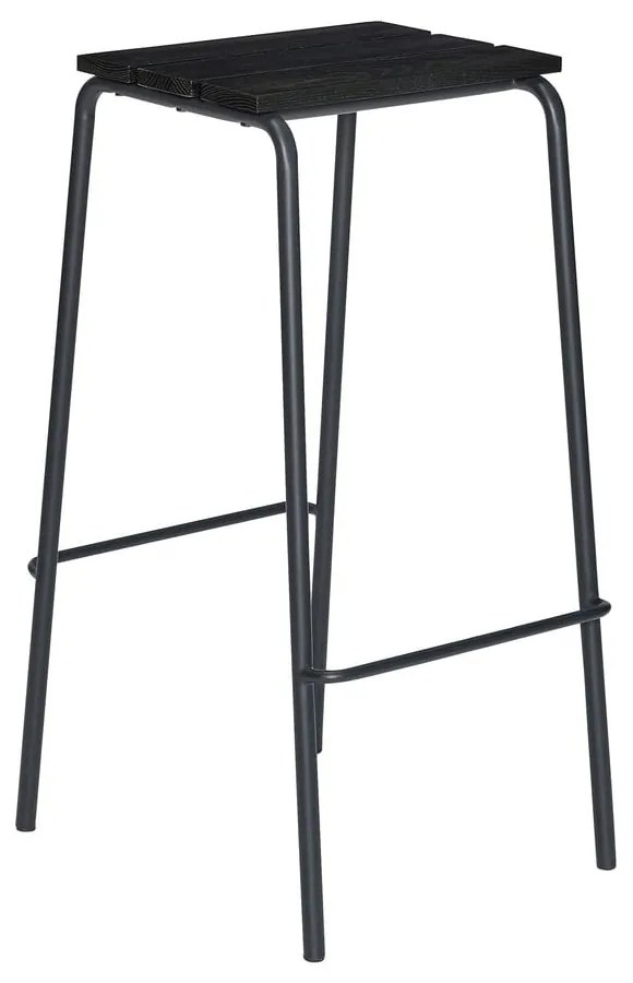 Fekete bárszék szett 2 db-os (ülésmagasság 76 cm) Stilt – Hübsch