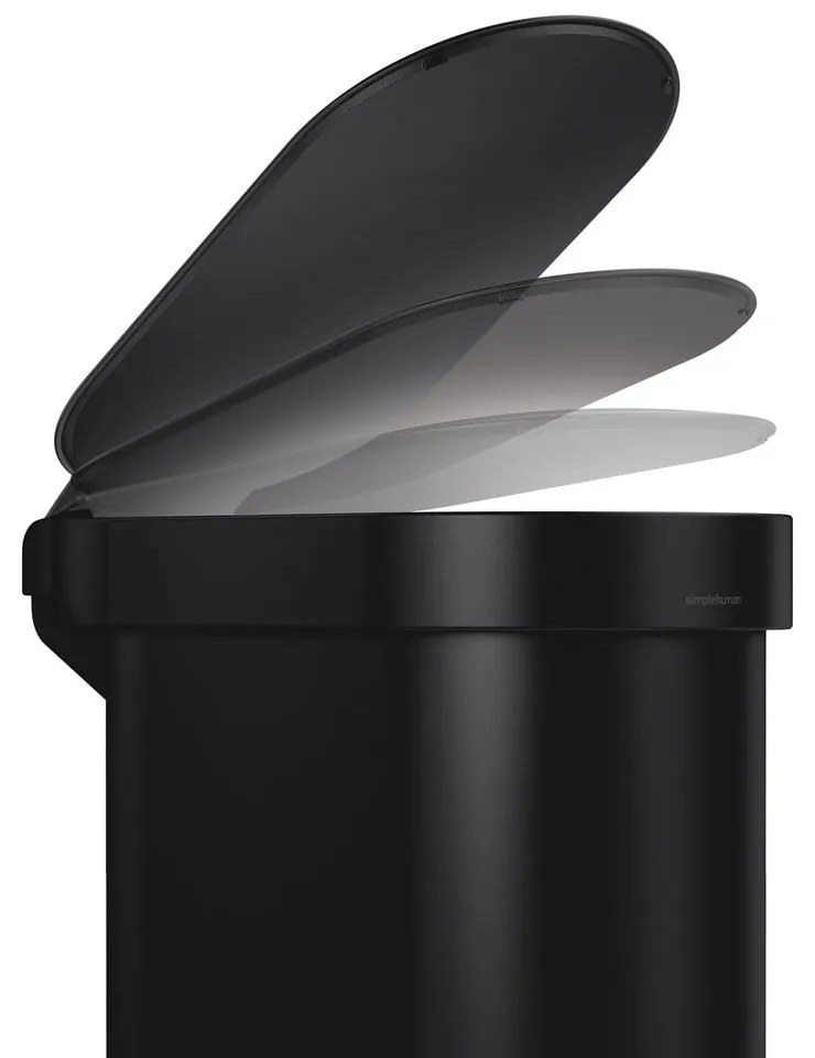 Acél pedálos szemetes 45 l Slim – simplehuman