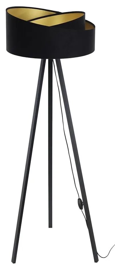 Állólámpa GALAXY 1xE27/60W/230V fekete/wenge