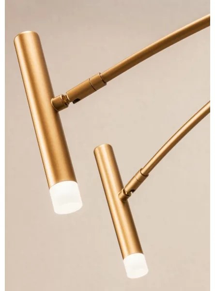 Redo 01-3448 - RAYEN dimmelhető LED rúdcsillár, 60W/230V, CRI 90, arany