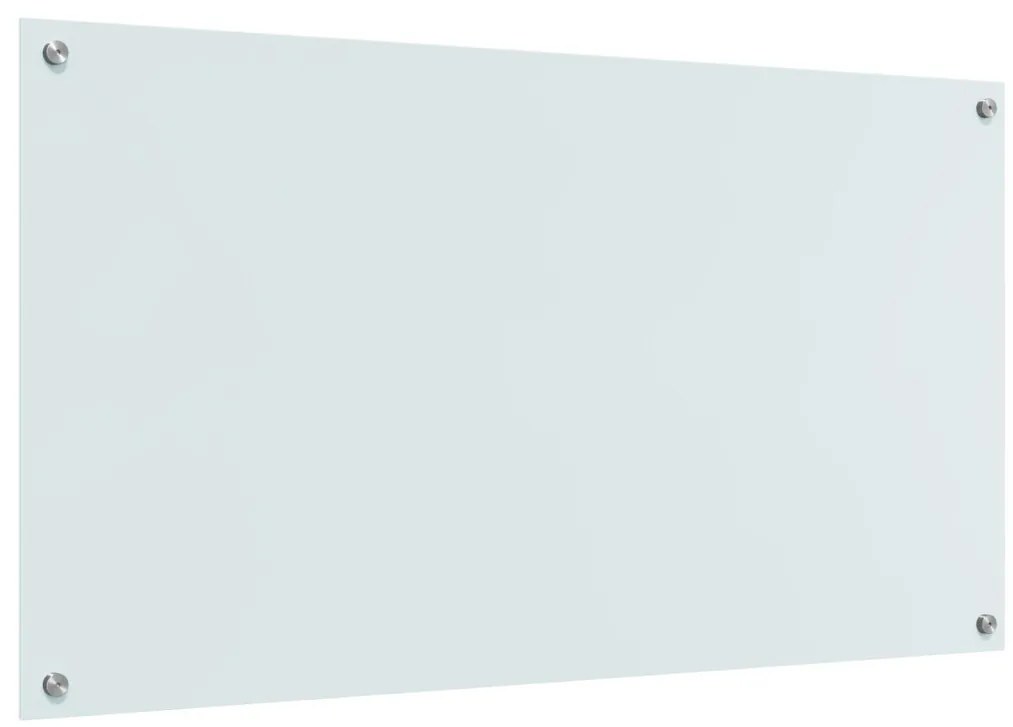 Konyhai Fali Csempe Fehér 110x60x0,6 cm Edzett Üveg