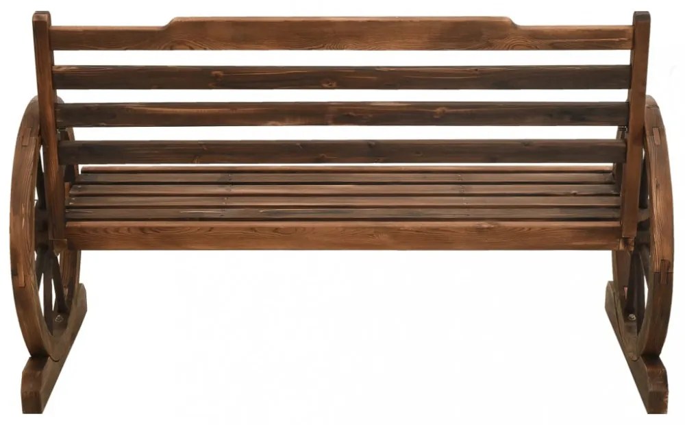 tömör fenyőfa kerti pad 112 cm