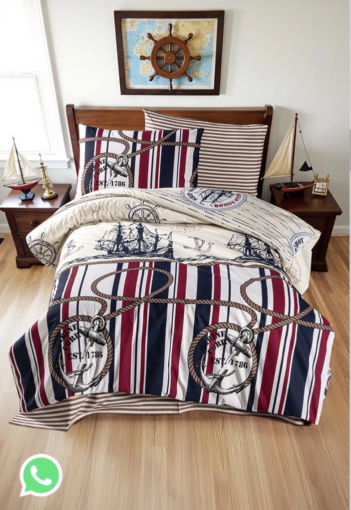 Titanic pamut gyerek ágyneműhuzat  200x140cm+90x70cm TiaHome