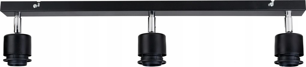 Alap Mennyezeti Lámpa Plafon Állítható Loft Fém 3X E27 Lámpabúra