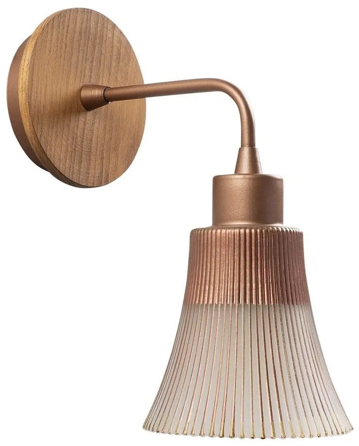 Rézszínű fali lámpa ø 13 cm Foca – Opviq lights