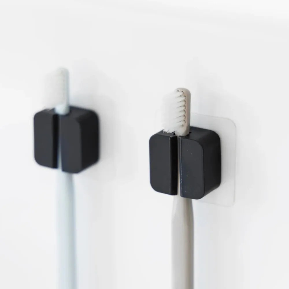 Fekete szilikon multifunkciós tartó szett 2 db-os Film Hook – YAMAZAKI